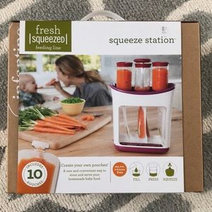 Squeeze Station for Homemade Baby Food